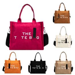 Shopping Bags marc tote bags Stuff Sacks The tote bag women designer handbags Deerskin Velvet Large Capacity purse Crossbody Women271c