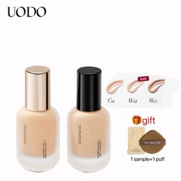 Fundação UODO Liquid Foundation Concealer BB Cream de longa duração à prova d'água para um cuidado duradouro brilhante seco a oleoso da pele 30ml 231208