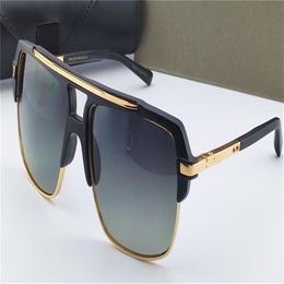 New sunglasses men design glasses FOUR Semi-Rimless square retro frame fashion classic old style UV 400 lens protection whole 228Q