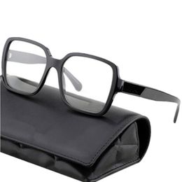 Quality Lux-Desi All-match Celebs Frame Women Big-square Plain Glasses Plank Fullrim Anti-Bluelight Plano 56-17-140 for Prescripti266O