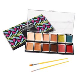 Body Paint OPHIR Special Effect Makeup Set Alcohol Activated Palette for Effects Artist Halloween Cosplay RT015 231208
