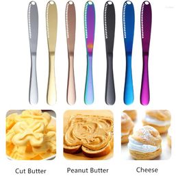 Knives Butter Knife Cheese Cutter With Hole Grater Stainless Steel Kitchen Accessories Wipe Cream Bread Jam Tools Gadget