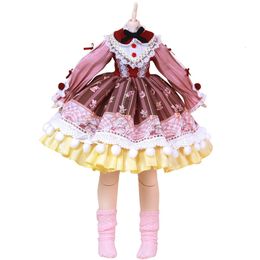 Doll Accessories Dream Fairy 1/4 Doll Outfits Lolita Style BJD Clothes Suitable for 16 Inch DD Dolls 231208