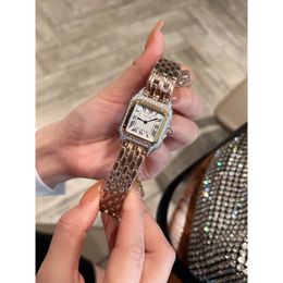 expensive panthere watch for women cater full diamond womenwatch white dial 3A high quality swiss quartz ladies ice out watches Montre tank femme luxe FL89