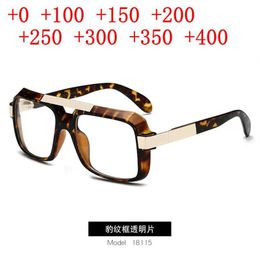 Sunglasses Big Frame Fashion Anti Blue Light Reading Glasses Progressive Multifocal Presbyopic Men Women Diopters 1 0 To 4 0 NX337W