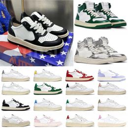 Designer Medalist Leather Low Casual Shoes Action Upper Sneakers USA Suede White Black Pandas Lows Pink Women Athletic Men Tennis shoes Size 35-43