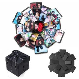 Creative Explosion Po Bomb Box DIY Scrapbook Hexagonal Love Note Exploding Box Festival Birthday Surprise Gift297k