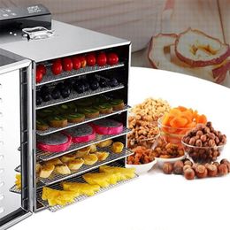 fruit Tools drying machine dehydration industrial food dehydrator Stainless Steel Commercial Electric Food Dryer LLFA281D