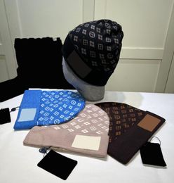 BeanieSkull Caps 23ss Black White 4style Classic Designer Autumn Beanie Hats Men Women Fashion Presbyopia Knitted Cap Wool Outdoo8605042