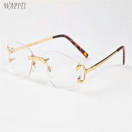 mens sports sunglasses glasses vintage shades ladies oversize rimless sunglasses fashion attitude driving fishing eyeglasses lunet218R