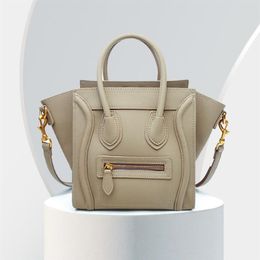 Leather women's bag high-grade TMILING FACE bag wings fashion temperament Single Shoulder Messenger Handbag309M