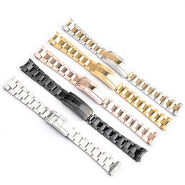 Accessories Band SOLEX Fine-tuning Pull Teeth Strap Watch Belt Steel Solid Submariner Water Ghost Bracelet for 20 21MM236k
