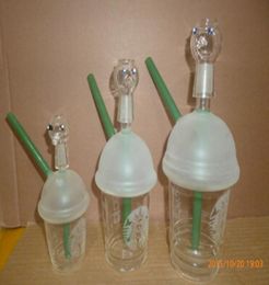 10mm joint mini Cup glass bongs sandblasted glass pipes for smoking oil rigs glass water bongs and nail hookah2441417