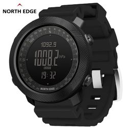 NORTH EDGE Altimeter Barometer Compass Men Digital Watches Sports Running Clock Climbing Hiking Wristwatches Waterproof 50M 220421270B