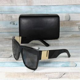 New 4296 Black Men's Polarised Sunglasses 59mm Designer Mens Square Sun Glasses Eyewear Glass glasse square frames Lenses wit247G