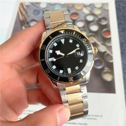 Fashion mens watches mechanical automatic movement watch stainless steel 42mm rotate bezel waterproof diver wristwatch unique desi269J