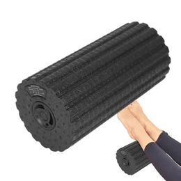 Yoga Blocks Electric Vibrating Foam Roller 4-Speed Yoga Column Rechargeable Fitness Muscle Massage Roller Backrest Leg Adjustment Yoga Block 231208