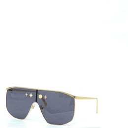 New fashion design sunglasses Z1717U pilot metal frame shield lens classic monogram style popular outdoor UV400 protection glasses254R