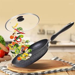 28 30cm Frying Pan Use for Gas & Induction Nonstick Coating 6 Layers Bottom No Oil-smoke Breakfast Grill Pan Cooking Pot11830