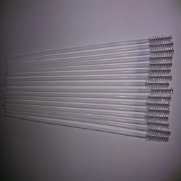 16cm 5mm 100 Pcs Pack Stainless Steel Wire Plastic Handle Straw Cleaner Cleaning Brush Straws Cleaning Brush Bottle Brush310i