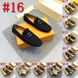 39model Luxury Italian Men Casual Shoes Ultralight Designer Man Loafers Genuine Leather Moccasins Handmade Slip on Boat Shoes Versatile Driving Footwear