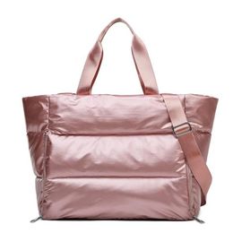 Women Pink Yoga Mat Bag Waterproof Sports Gym Swimming Fitness Handbag Big Weekend Travel Duffle Luggage Bolsa Duffel Bags241f