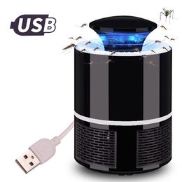 USB Mosquito Killer Lamp Pocatalyst Insect Killer Lamp UV Light Killing Bug Zapper Fly Insect Mosquito Trap228g