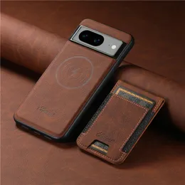 2 in 1 Detachable Litchi Grain Phone Case for iPhone 15 14 13 12 Pro Max Google Pixel 7 7A 7Pro 8 8Pro 8A 6 6Pro 6A Multiple Card Slots Lychee Leather Wallet Bracket Shell