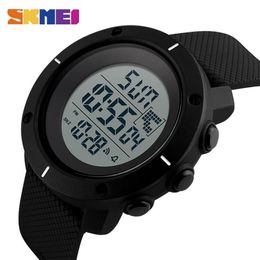 SKMEI Outdoor Sport Watch Men Multifunction Chronograph 5Bar Waterproof Alarm Clock Digital Watches reloj hombre 1213231U