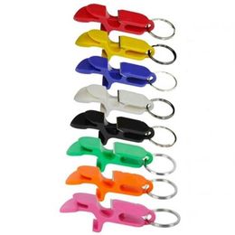 Pack of 10Sgun tool bottle opener keychain - beer bong sgunning tool - great for parties party Favours wedding gift 201208279w