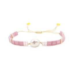 Beaded Strands GO2BOHO Miyuki Tila Beads Bracelet For Women Jewellery Fresh Water Pearl Bracelets Jewellery Friendship Handmade Boh8965228