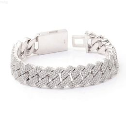 Light Jewellery Provence Hip Hop Custom Cuban Chain Bracelet Ice /bracelet/cuban 3-piece Set 14k High q