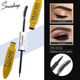 Double-ended curling mascara thick false eyelashes waterproof non-smudging eyeliner liquid