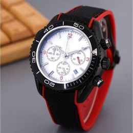 montre de luxe Mens Automatic Watch All Dials Working Fabric Strap Super Full Functional men waterproof watches206K