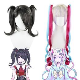 Anchor Girl Heavy Dependence on COS Sugar Super Heavenly Sauce Double Ponytail Wig Silicone Simulated Scalp