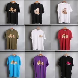 Trendy brand Palm Angel Guillotine Bear T-shirt Men's Angels Loose Short Sleeve Couple Wear PA Top Women's