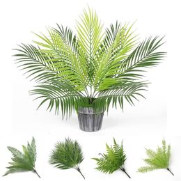 Decorative Flowers & Wreaths 1 Bouquet Artificial Palm Leaf Simulation Plants Folium Cycas Fern Leaves DIY Craft Wedding Home Deco255k