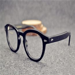 Sunglasses Frames johnny depp glasses top Quality brand round eyeglasses frame men and women myopia eye glasses frames shippi271z