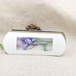 paper pillow window box gift package favors gifts products package box black kraft white 50 pcs3249