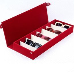 8 Grids Eyeglass Sunglasses Storage Box Display Grid Glasses Stand Case Holder Organiser 201104238r