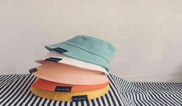 Spring Summer Baby Hat Candy Colors Wild Baby Boy Girl Bucket Hat Cute Kids Sun Hat Outdoor Infant Toddler Children Beach Caps Y225525793