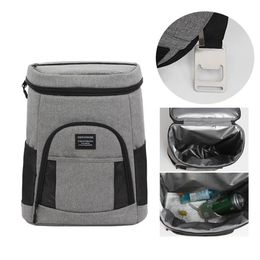 Thermal Cooler Insulated Picnic Bag Functional Pattern For Work Climbing Travel Backpack Lunch Box Bolsa Termica Loncheras342h