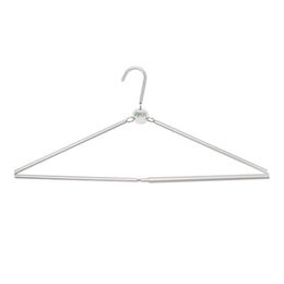 1pc Portable Foldable Hanger Aluminium Alloy Clothes Rack For Travel Household Dormitory Coat Hangers Folding Hangers173r