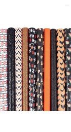 Keychains Sheets Halloween Faux Leather Theme Synthetic Fabric For Earrings Headbands Crafts MakingKeychains Fier228878990