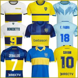 2023 2024 CAVANI Boca Juniors Soccer Jerseys 21 22 MARADONA BENEDETTO MARCOS ROJO CARLITOS DE ROSSI TEVEZ SALVIO BARCO JANSON MEDINA 23 24 football shirt dg30