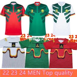 2023 2024 new Cameroon soccer jerseys Cameroun Mboba 22 23 24 Vest Choupo-Moting Anguissa Aboubakar Toko Ekambi Bahoken Hongla National Chemise de foot Team 3rd men