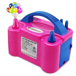 Portable Dual Nozzle Electric Balloon Blower Pump Electric Balloons Inflator For Wedding Birthday Party Festive Decoration Supplie305x