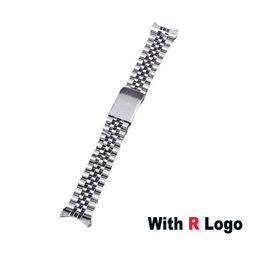 18mm 19mm 20mm 316L Stainless Steel Sliver Gold Jubilee Watch Strap Band Bracelet Compatible For 5 SOLEX 220617275w