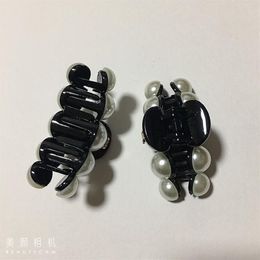Fashion pearl claw clamp C style side clip hair card hairpin for ladies Favourite delicate Items head accessories party gifts306C