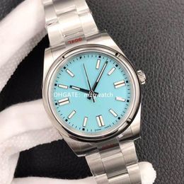 EWF man watches Automatic machine 3230 movement Size 36 or 41 mm 904L fine steel Sapphire glass Top Swiss ice blue glow167v